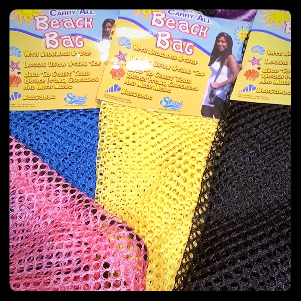 Mesh beach bag bundle